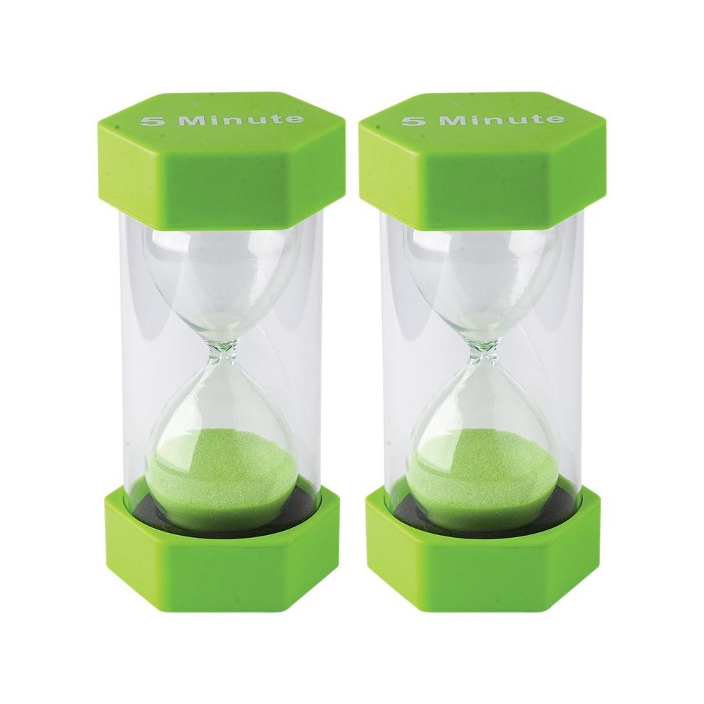 5 Minute Sand Timer - Large, Pack of 2. Picture 2