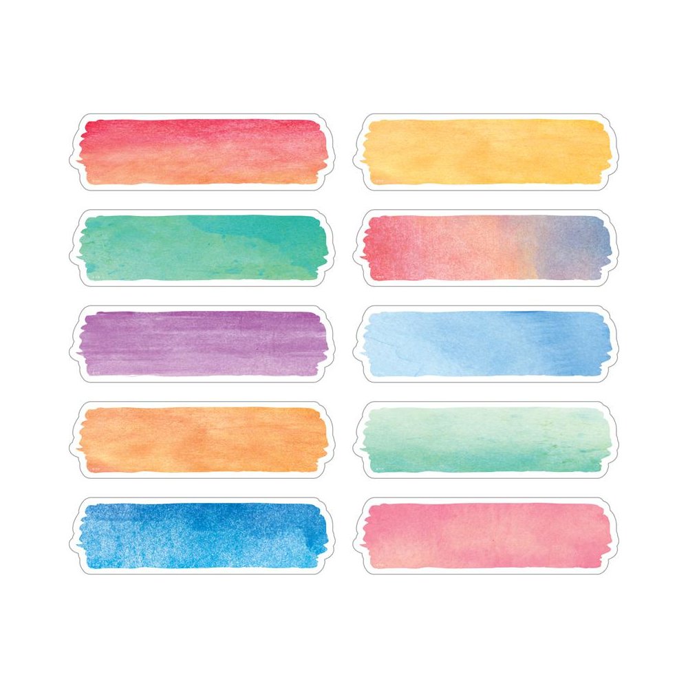 Watercolor Labels, Non-Adhesive, 120 Per Pack, 3 Packs. Picture 2