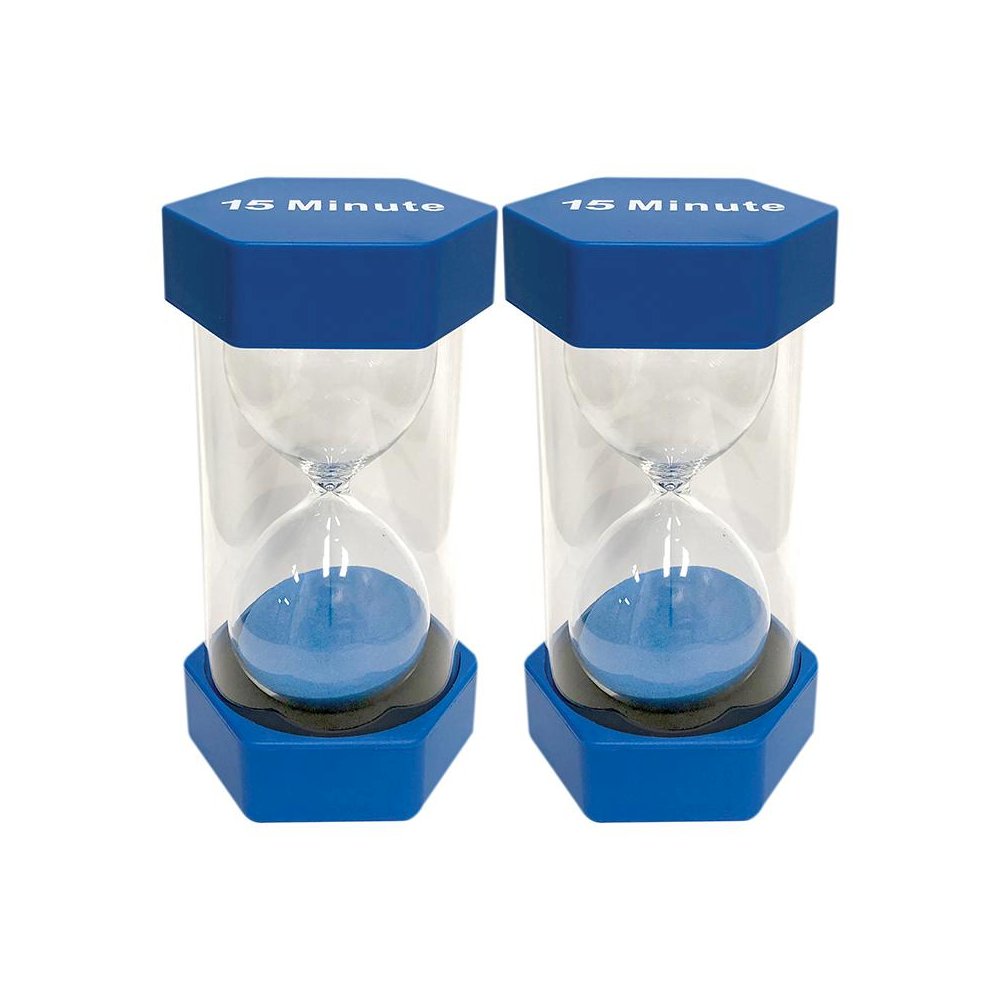 15 Minute Sand Timer - Large, Pack of 2. Picture 2
