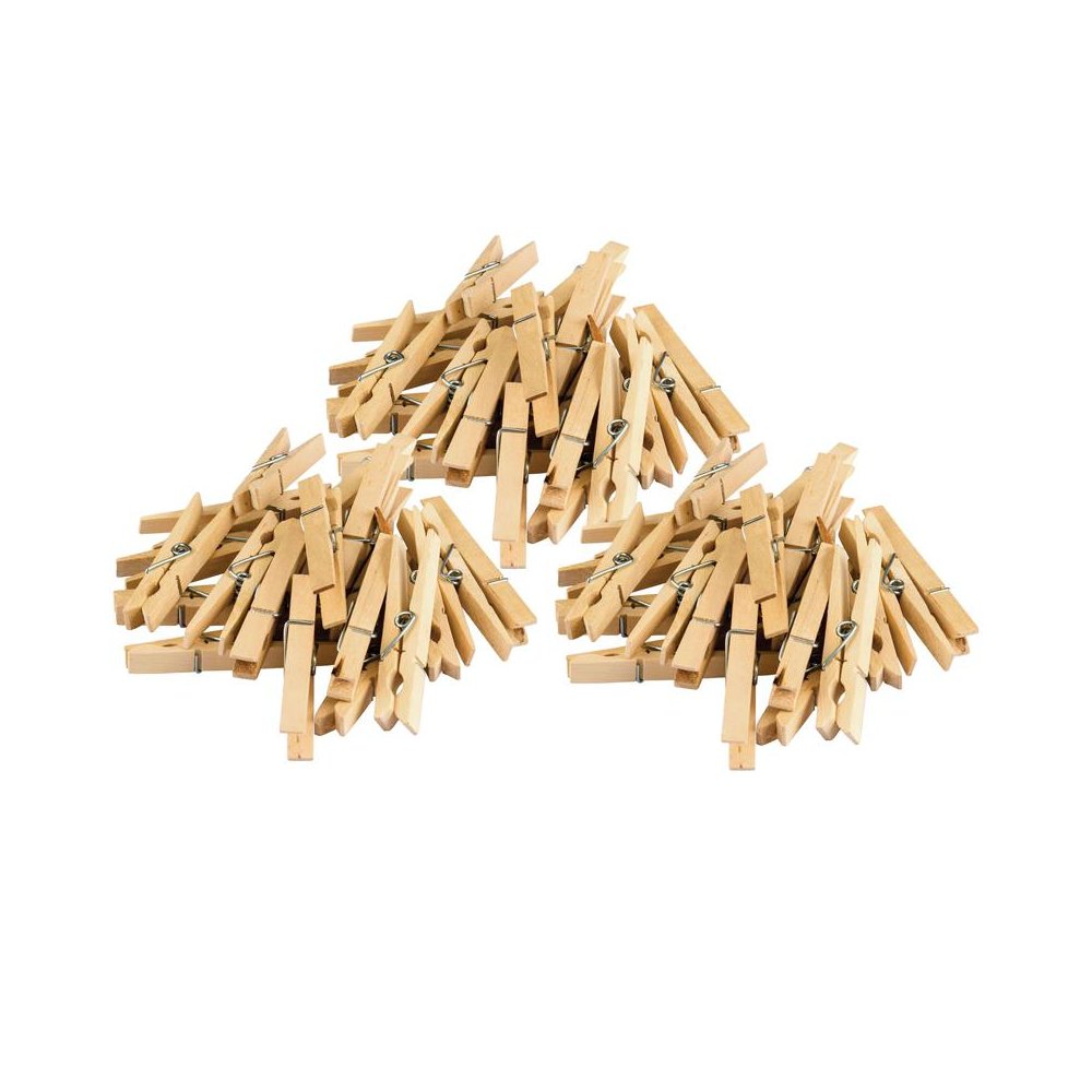 STEM Basics: Clothespins, 50 Per Pack, 3 Packs. Picture 2