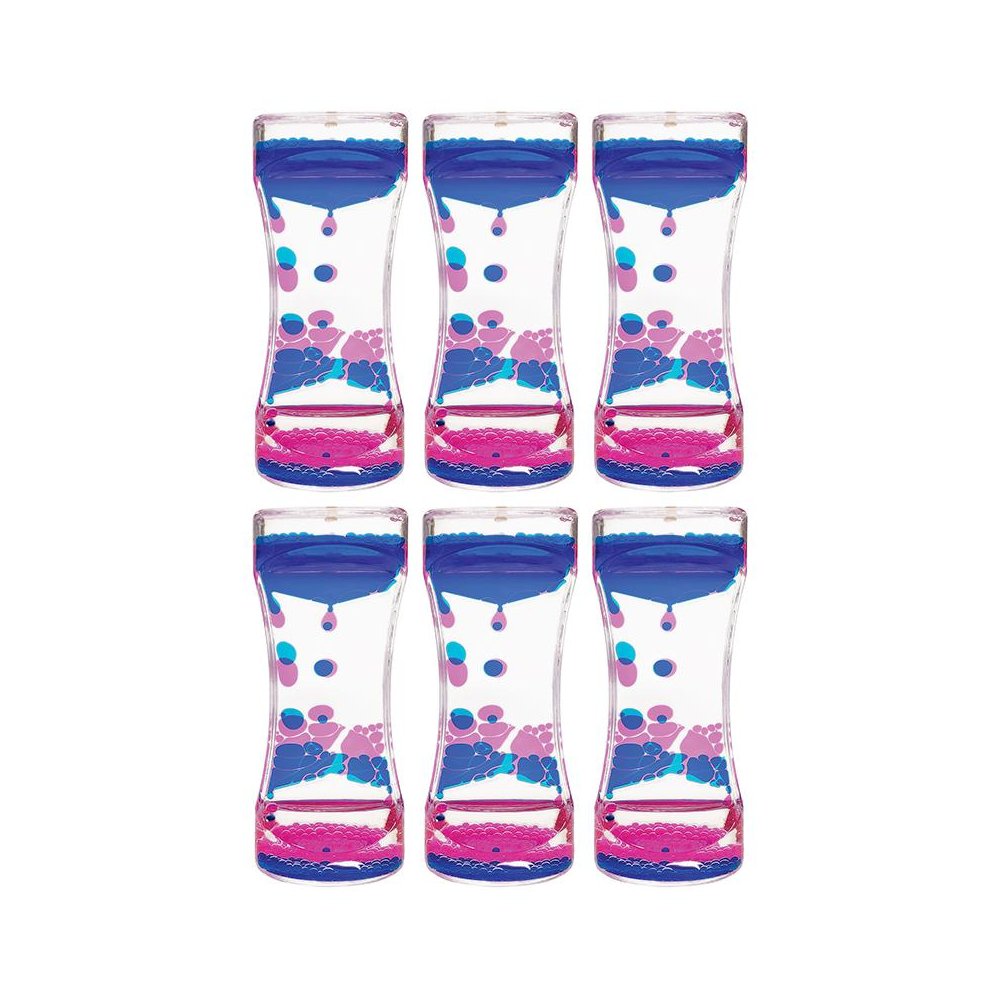 Blue & Pink Liquid Motion Bubbler, Pack of 6. Picture 2