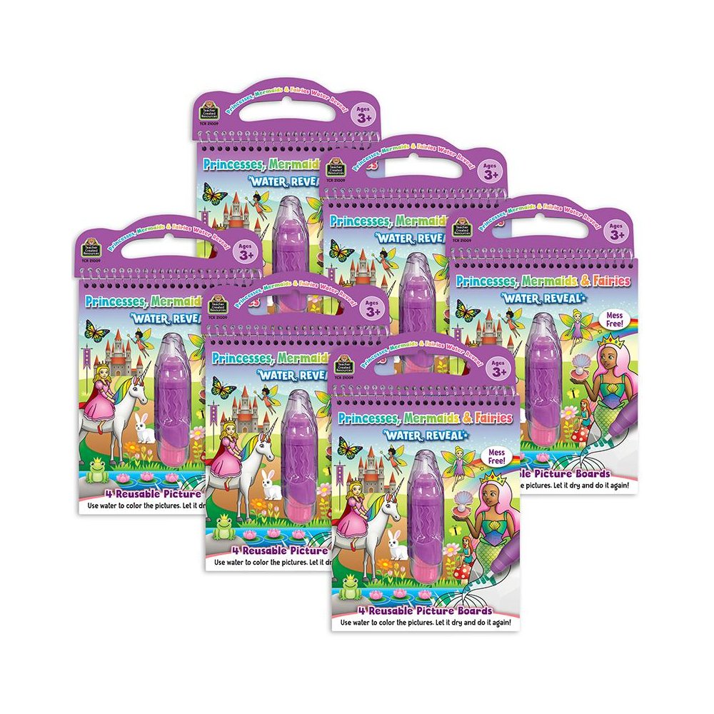 Princesses, Mermaids & Fairies Water Reveal Book, 6 Sets. Picture 2