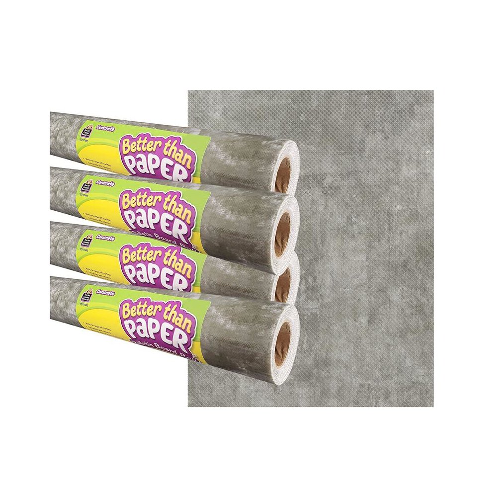 Concrete Better Than Paper Bulletin Board Roll, 4' x 12', Pack of 4. Picture 2