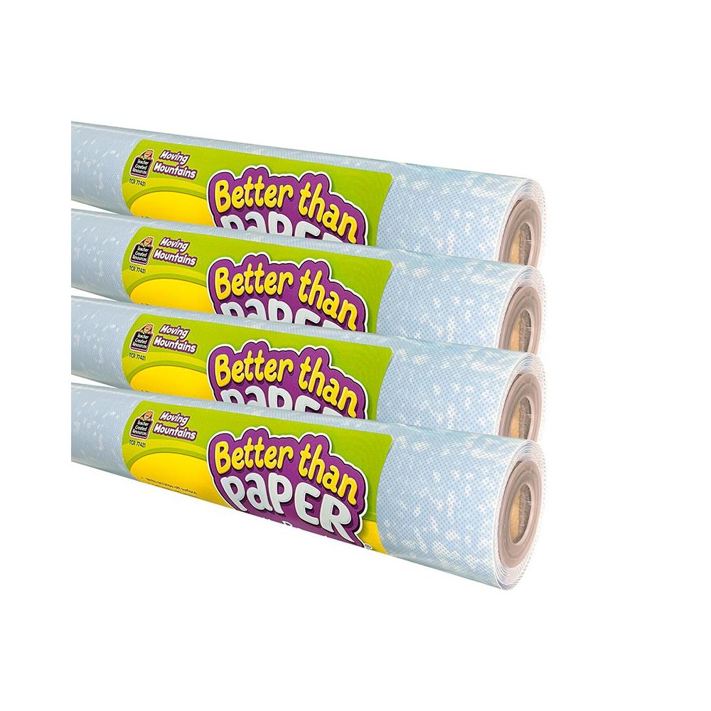 Better Than Paper Bulletin Board Roll, Moving Mountains, 4-Pack. Picture 2