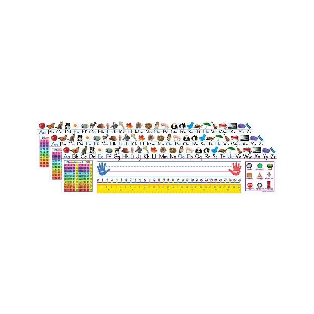 Colorful Traditional Printing Jumbo Name Plates, 18" x 24", 36 Per Pack, 3 Packs. Picture 2