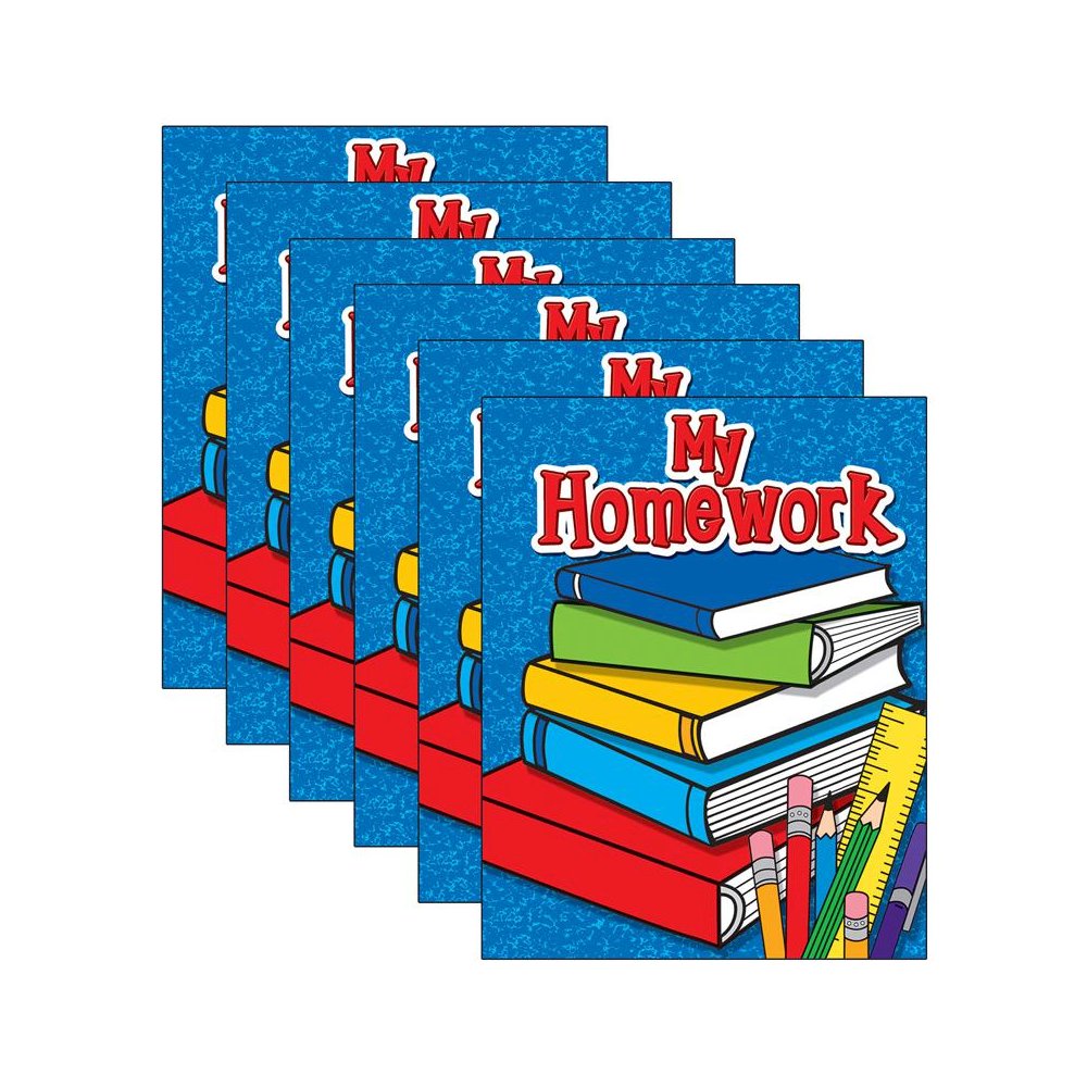 My Homework Pocket Folder, Pack of 6. Picture 2