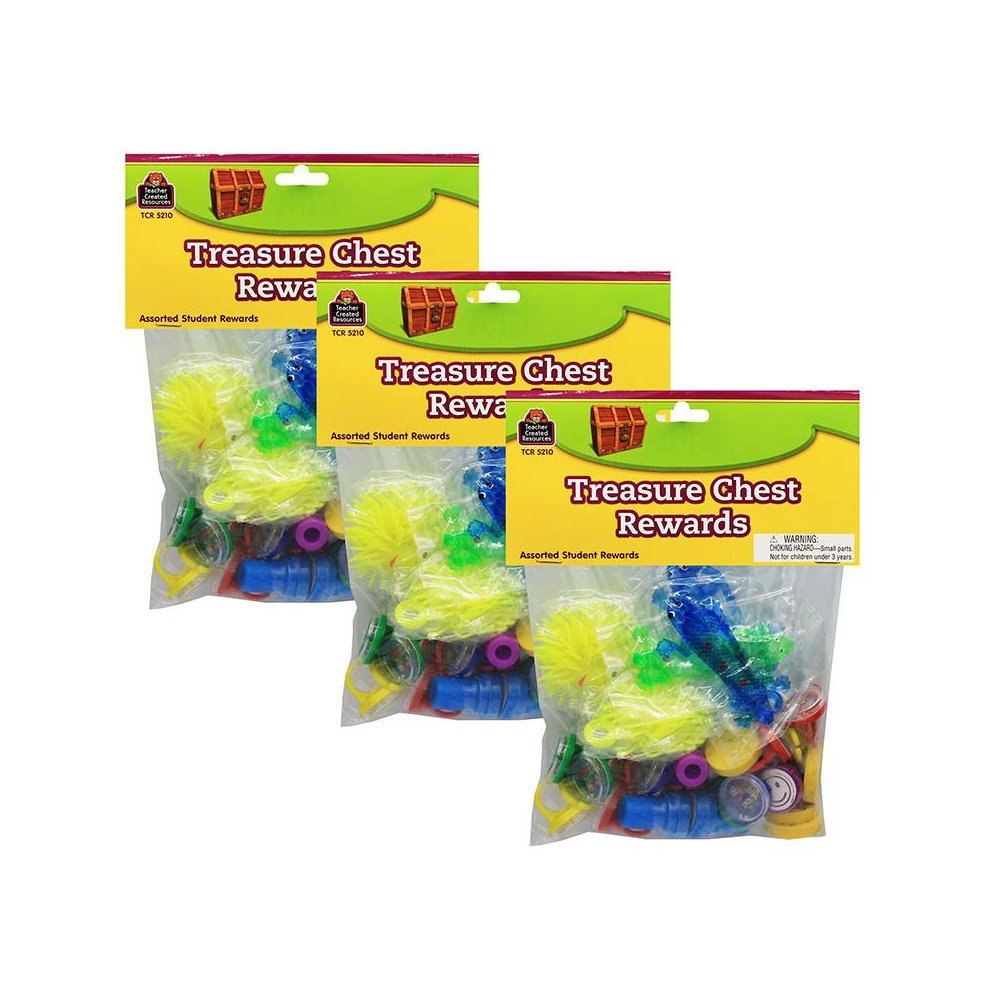 Treasure Chest Rewards, 28 Per Pack, 3 Packs. Picture 2
