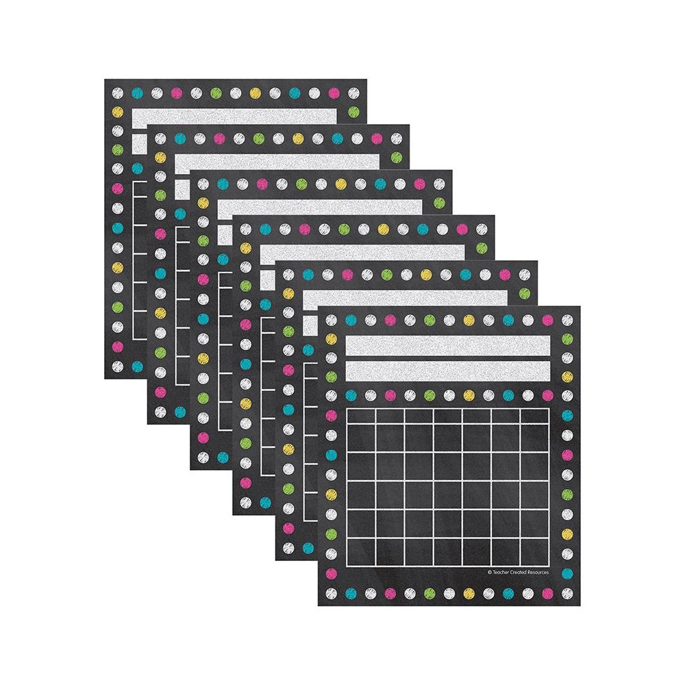Chalkboard Brights Mini Incentive Charts, 36 Per Pack, 6 Packs. Picture 2