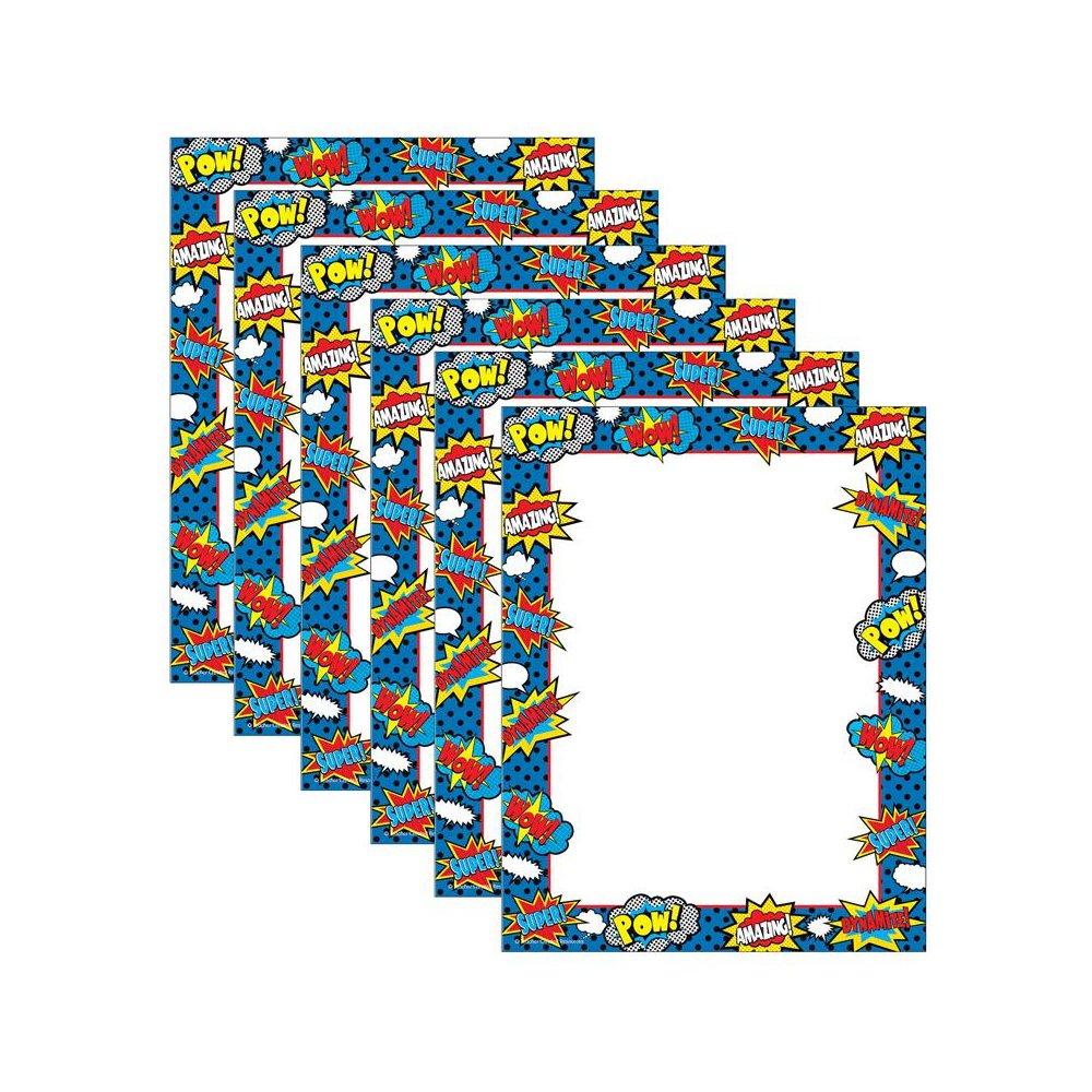 Superhero Computer Paper, 50 Sheets Per Pack, 6 Packs. Picture 2