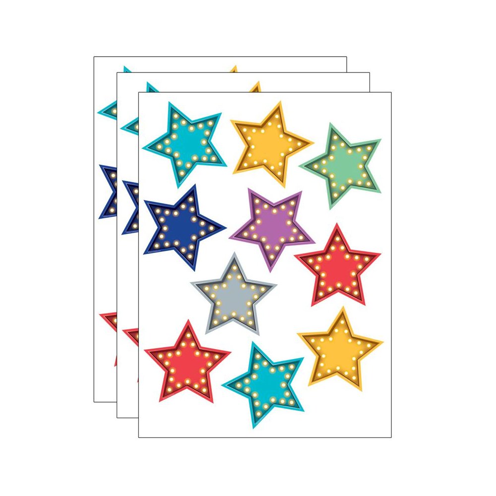Marquee Stars Accents, 30 Per Pack, 3 Packs. Picture 2