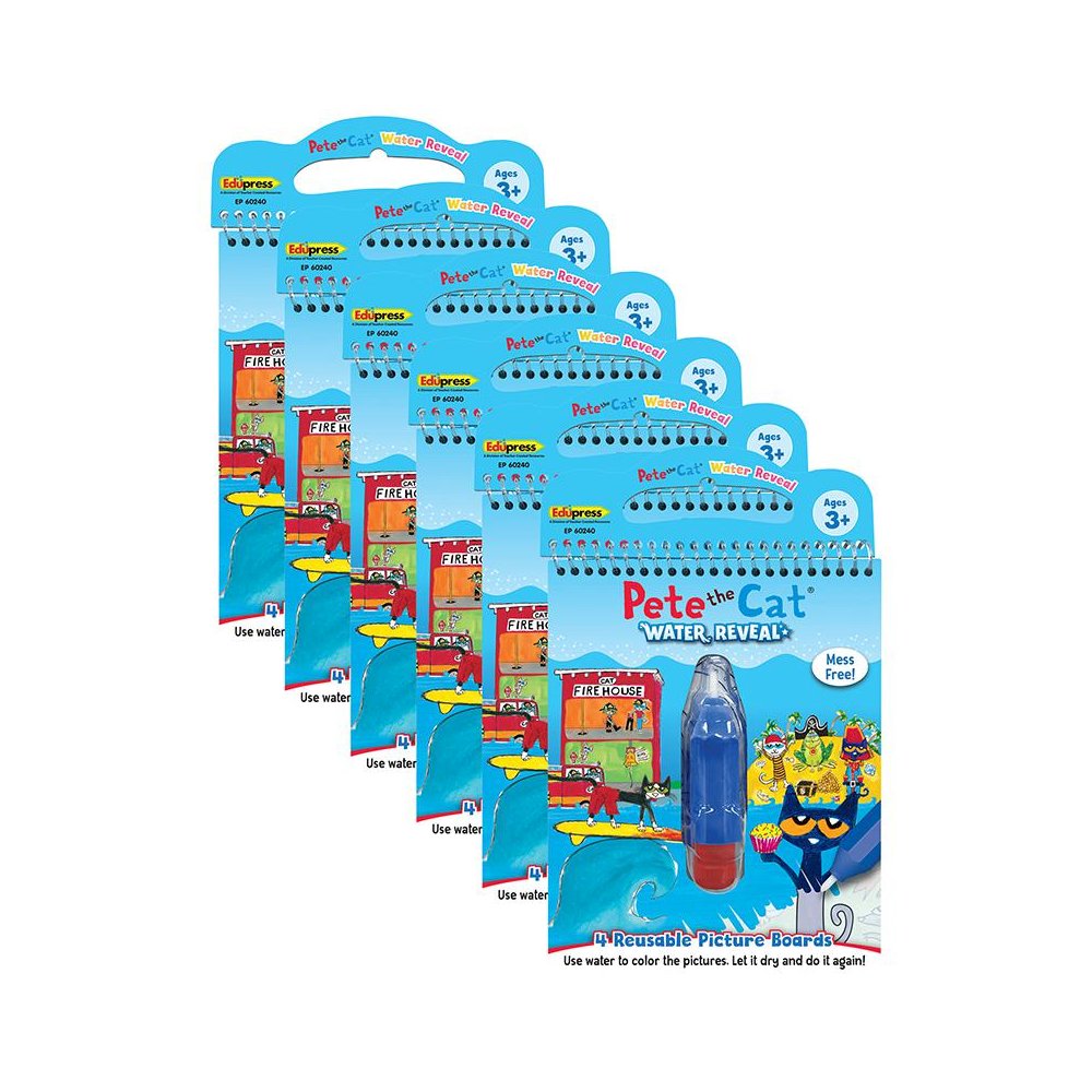 Pete The Cat Water Reveal, 6 Sets. Picture 2