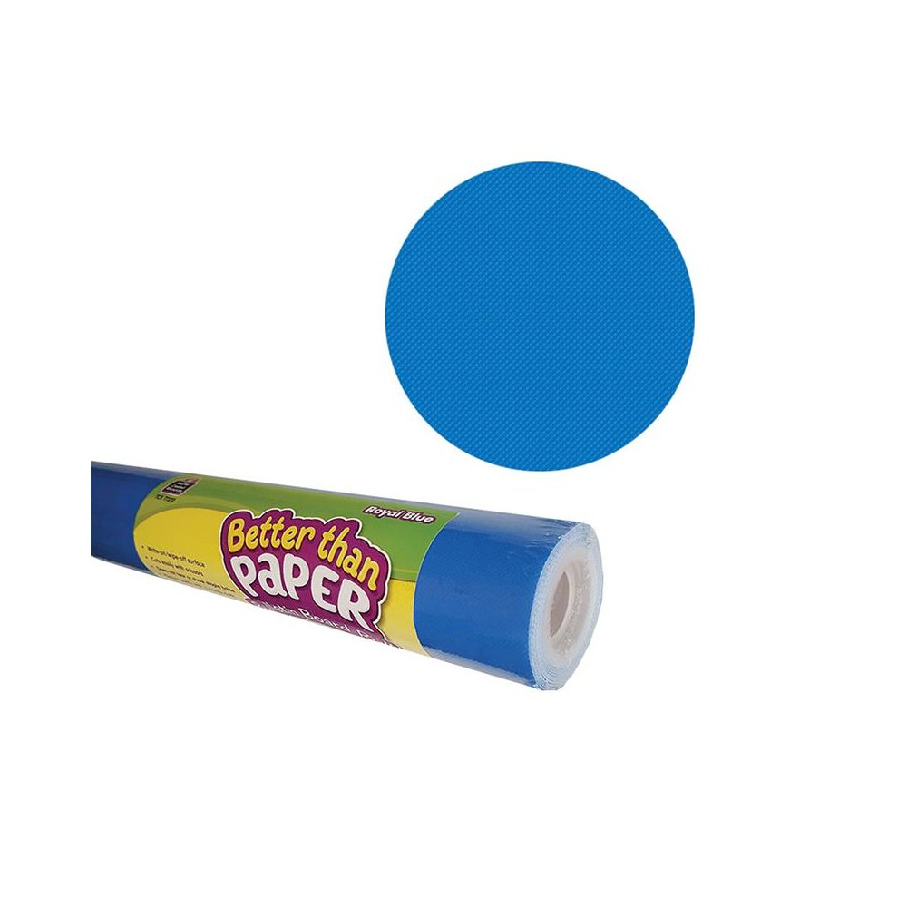 Better Than Paper Bulletin Board Roll, 4' x 12', Royal Blue, 4 Rolls. Picture 2