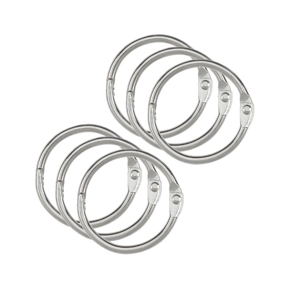 Binder Rings, 1.5", 6 Per Pack, 6 Packs. Picture 2