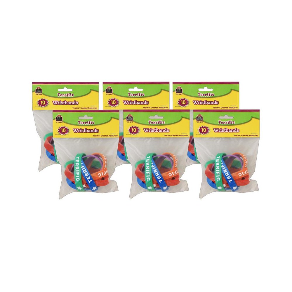 Terrific Wristbands, 10 Per Pack, 6 Packs. Picture 2