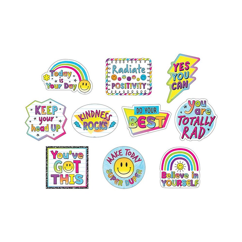 Brights 4Ever Positive Saying Accents, 30 Per Pack, 3 Packs. Picture 2