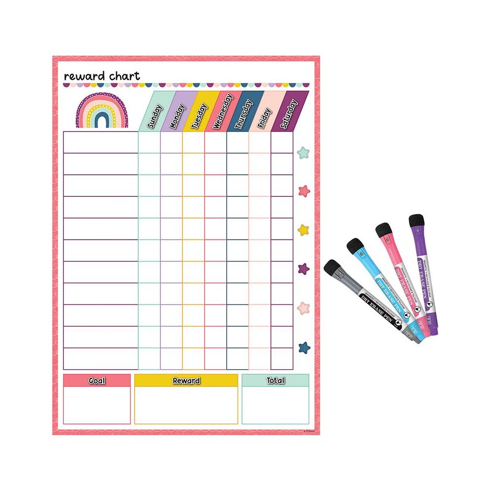 Oh Happy Day Dry-Erase Magnetic Reward Chart. Picture 2