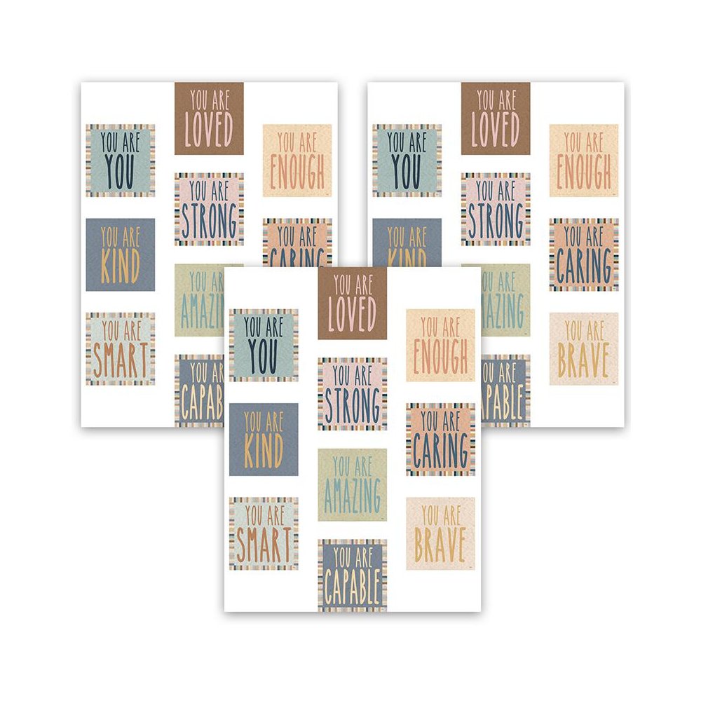 Everyone is Welcome Positive Affirmations Accents, 30 Per Pack, 3 Packs. Picture 2