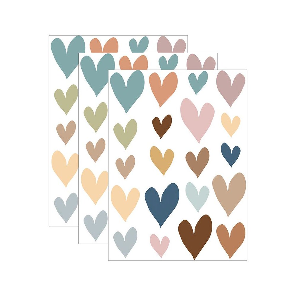 Everyone is Welcome Hearts Accents - Assorted Sizes, 60 Per Pack, 3 Packs. Picture 2