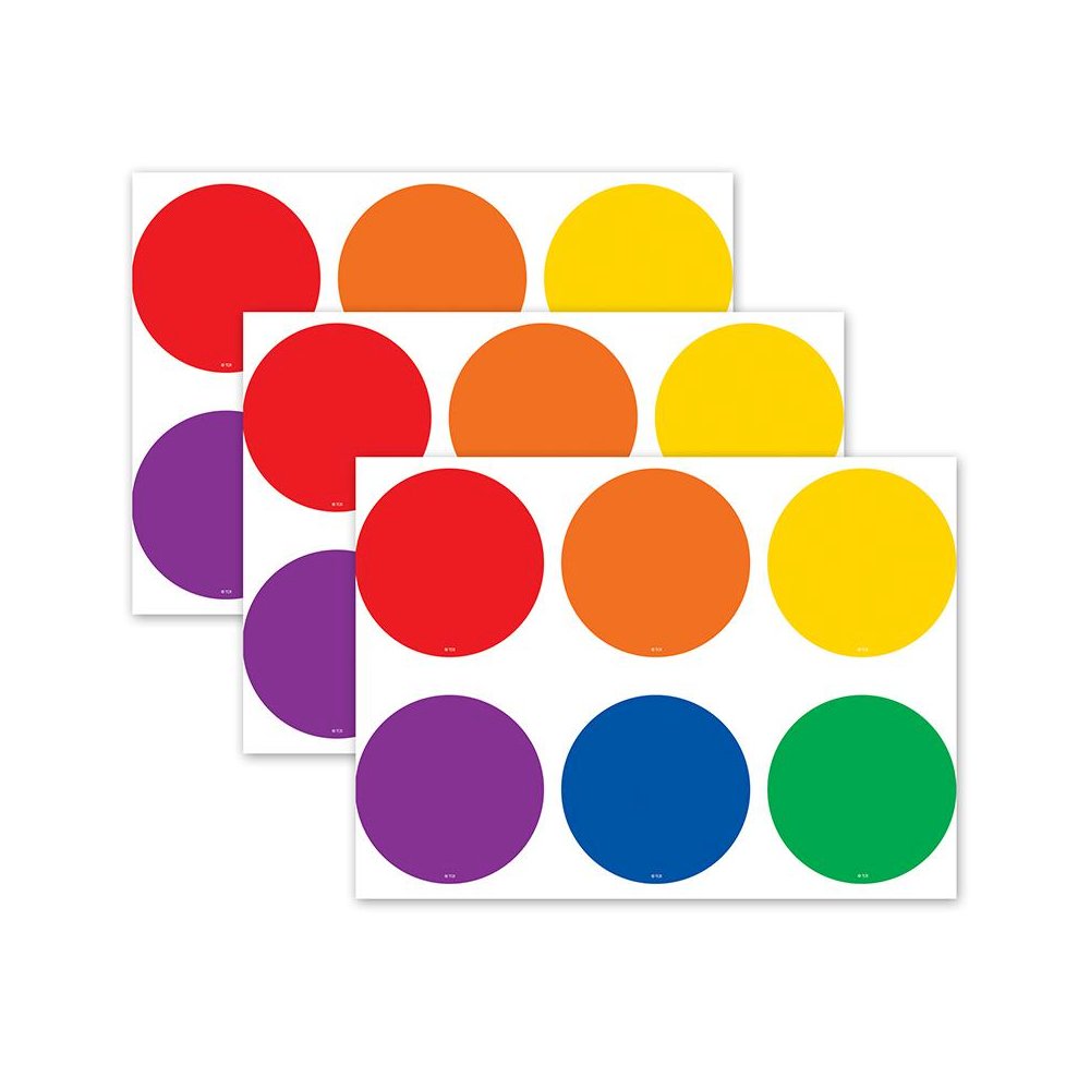 Spot On Colorful Circles Carpet Markers, 12 Per Pack, 3 Packs. Picture 2