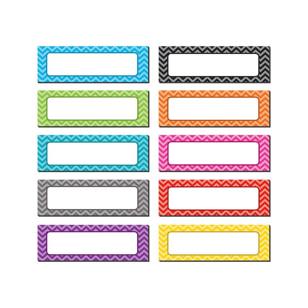 Chevron Labels Magnetic Accents, 20 Per Pack, 3 Packs. Picture 2