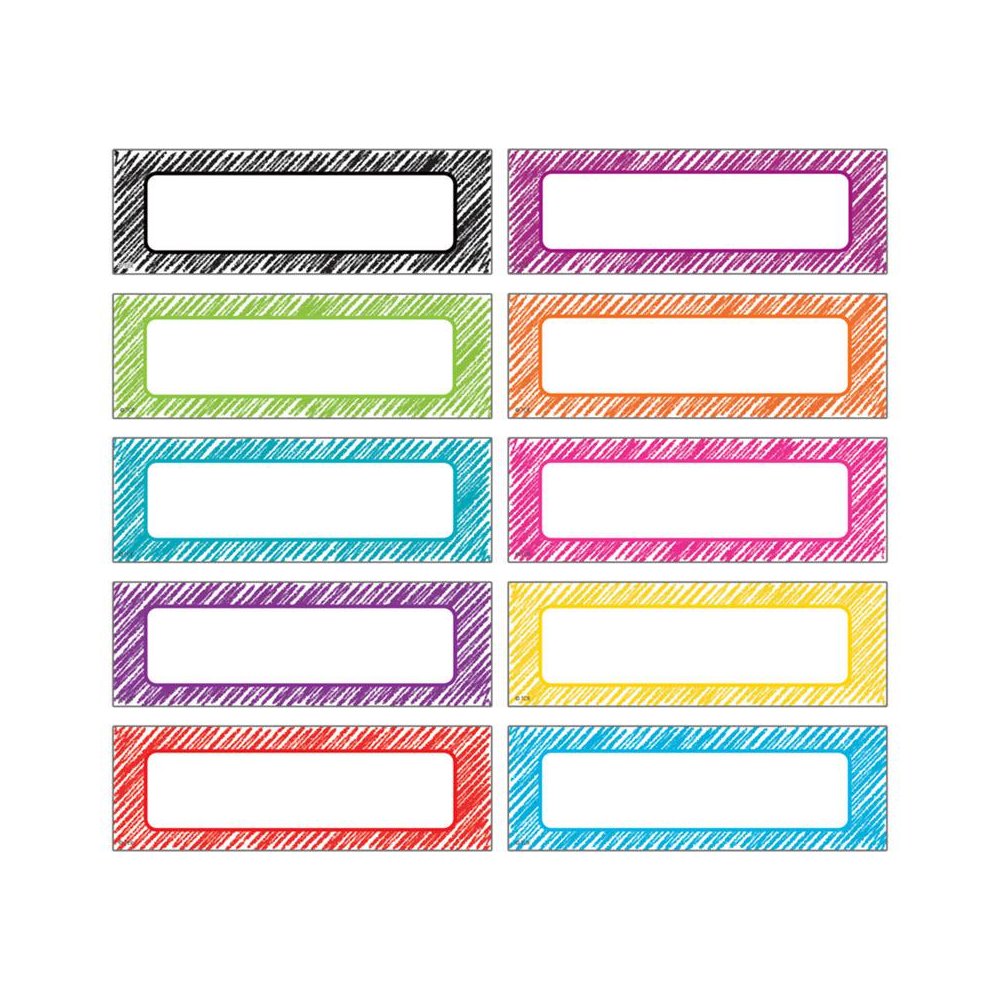 Scribble Labels Magnetic Accents, 20 Per Pack, 3 Packs. Picture 2