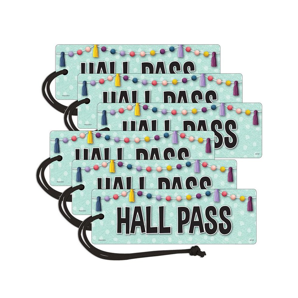 Oh Happy Day Magnetic Hall Pass, Pack of 6. Picture 2
