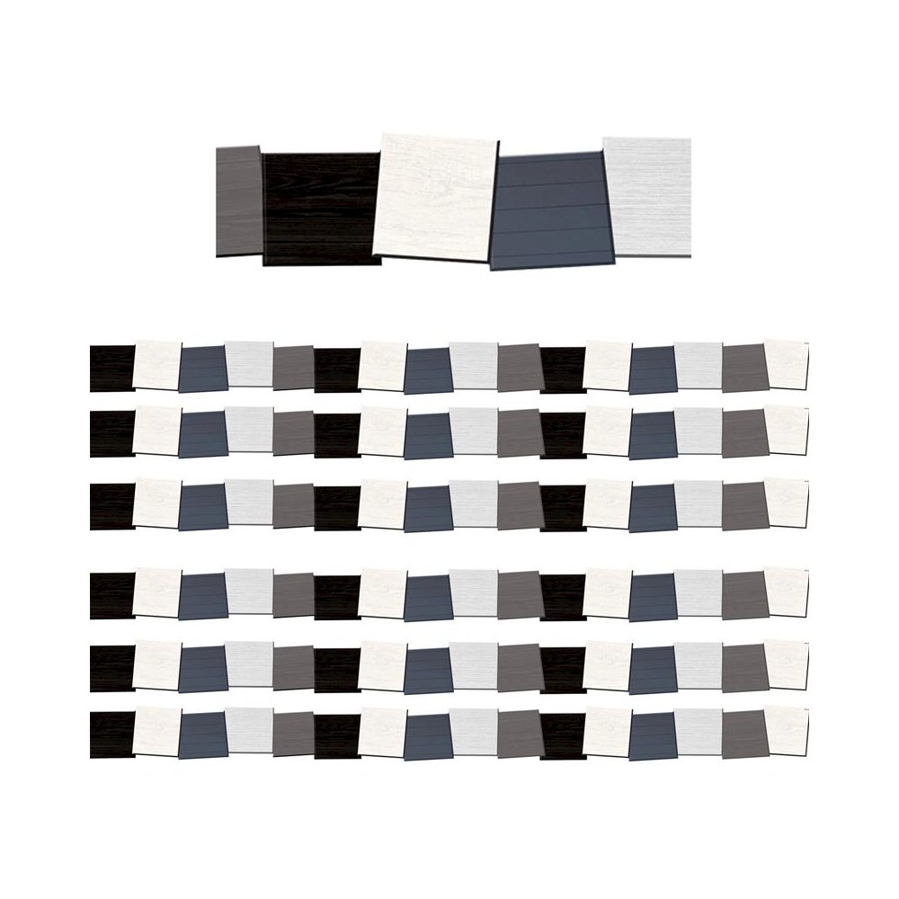 Modern Farmhouse Block Die-Cut Border Trim, 35 Feet, 6 Packs. Picture 2
