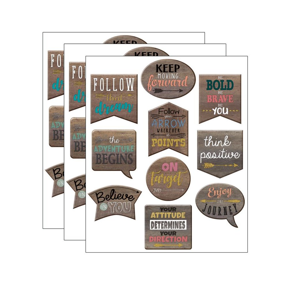 Home Sweet Classroom Positive Sayings Accents, 30 Per Pack, 3 Packs. Picture 2