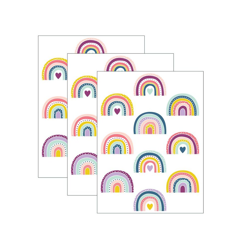 Oh Happy Day Rainbow Accents, 30 Per Pack, 3 Packs. Picture 2