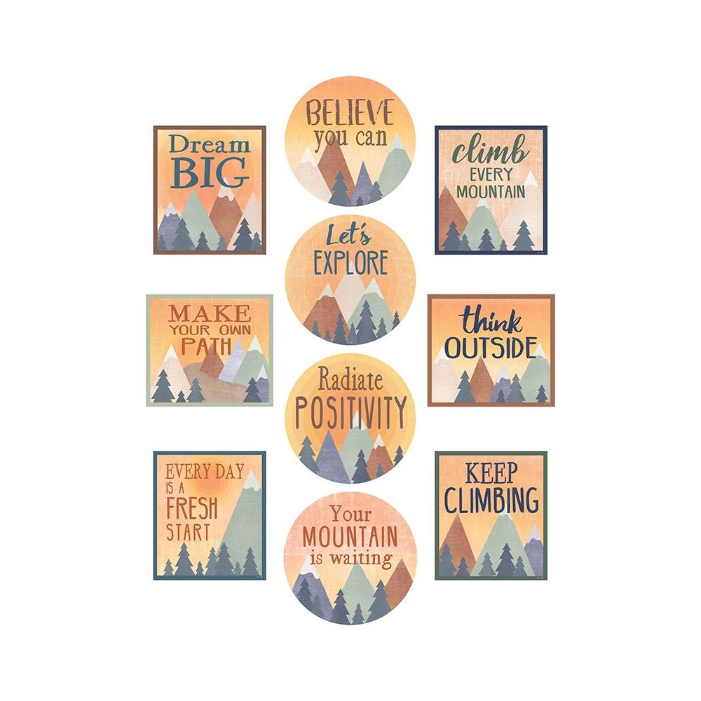 Moving Mountains Positive Sayings Accents, 30 Per Pack, 3 Packs. Picture 2
