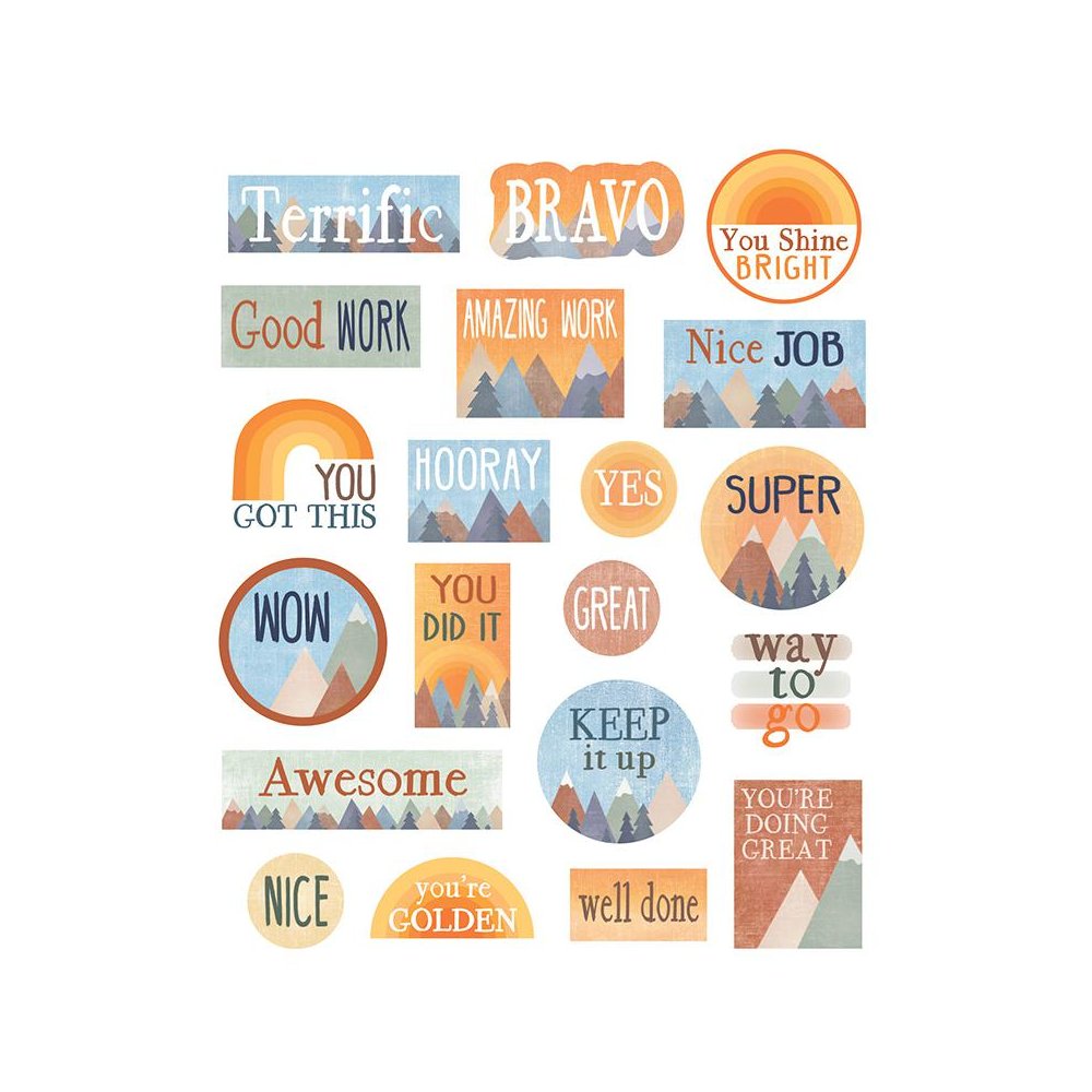 Moving Mountains Stickers, 120 Per Pack, 12 Packs. Picture 2