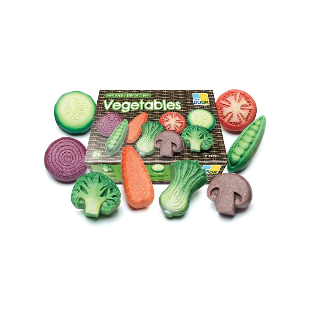 Vegetable Sensory Play Stones. Picture 2