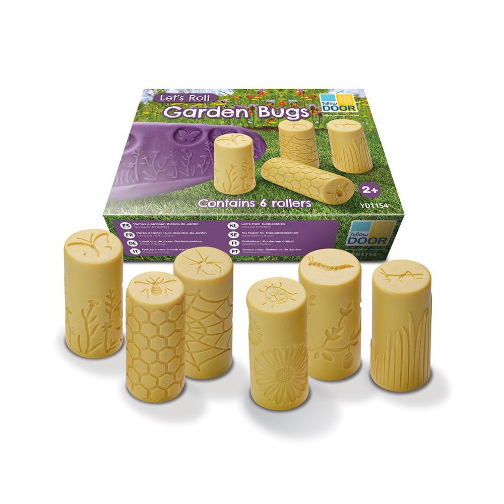 Let's Roll, Garden Bugs Rollers, Set of 6. Picture 2