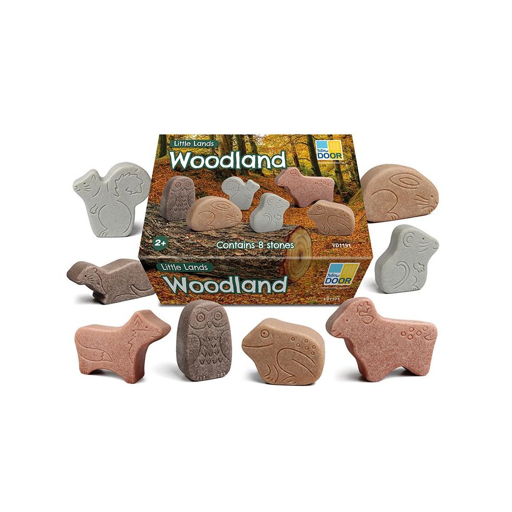 Little Lands – Woodland, Set of 8 Stone Figures. Picture 2