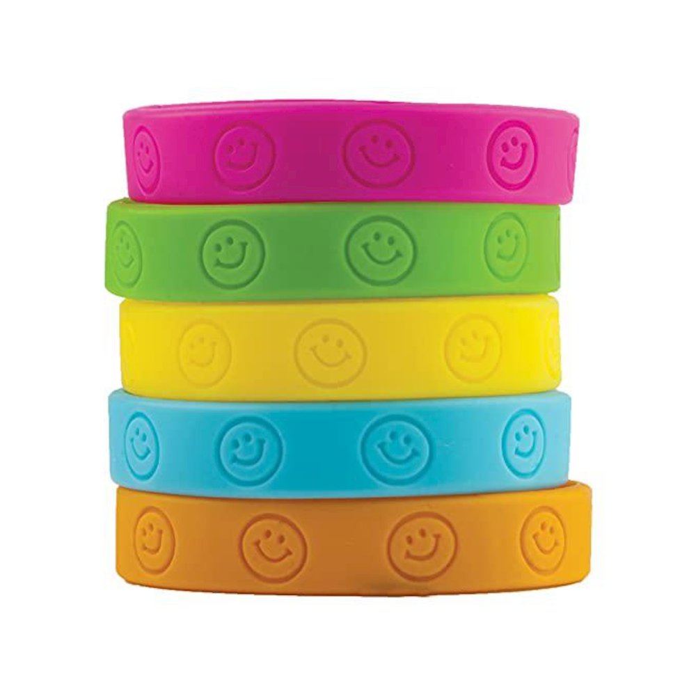 Happy Faces Wristbands, 10 Per Pack, 6 Packs. Picture 3
