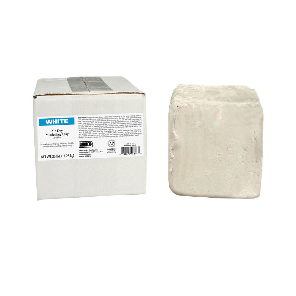 Amaco Air Dry Clay White 25 Lb. Picture 1