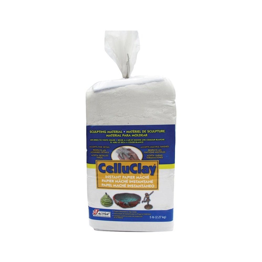 CELLUCLAY BRIGHT WHITE 5 LB PACKAGE. Picture 1