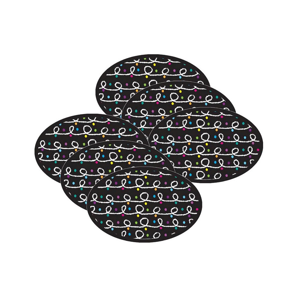 Magnetic Whiteboard Eraser, Color Chalk Loops, Pack of 6. Picture 1