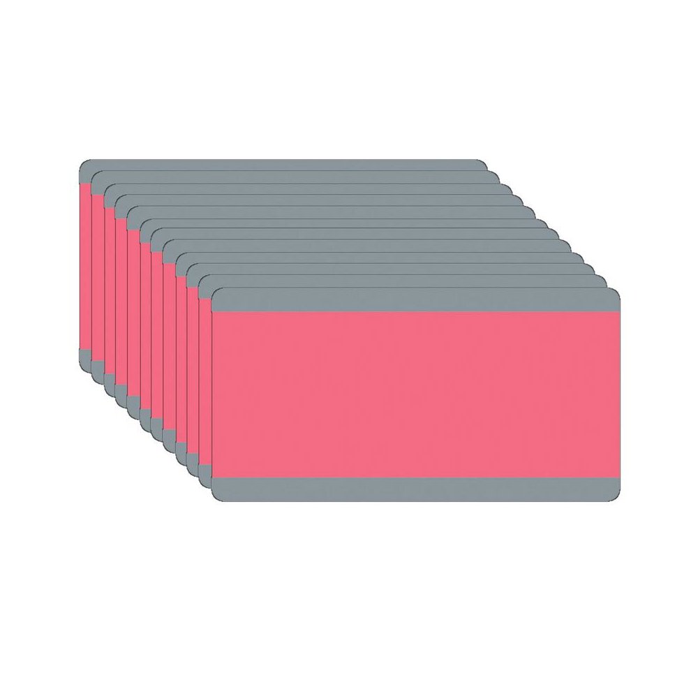 Big Reading Guide, 3-3/4" x 7-1/4", Rose, Pack of 12. Picture 1