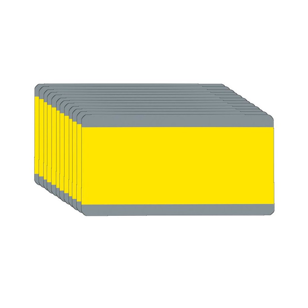 Big Reading Guide, 3-3/4" x 7-1/4", Yellow, Pack of 12. Picture 1