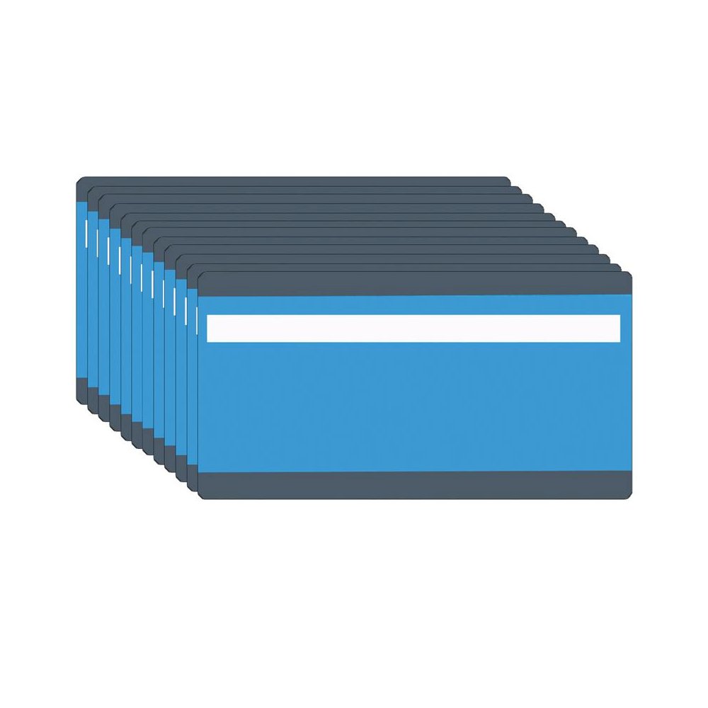 Cut-Out Window Blue Trakker Reading Guide, 3-3/4" x 7-1/4", Pack of 12. Picture 1