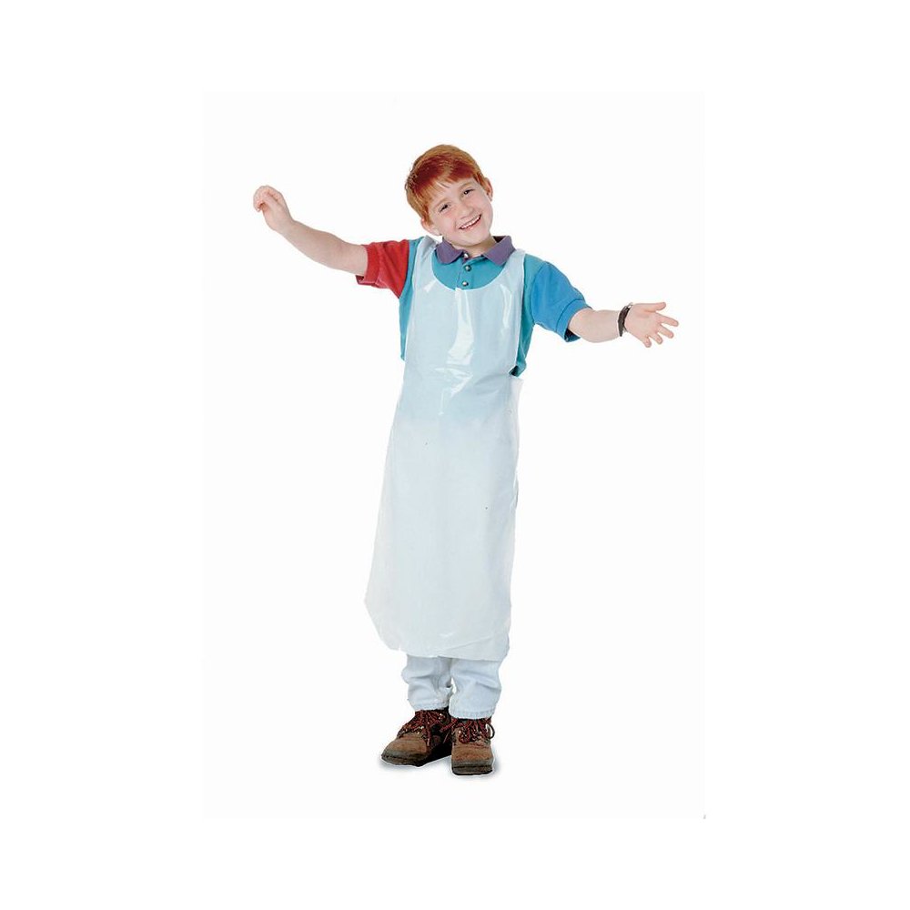 CHILDRENS DISPOSABLE APRONS 100PK. Picture 1