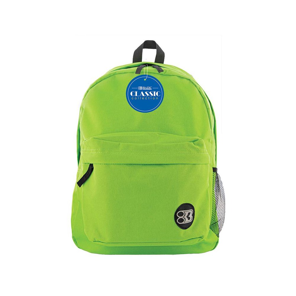 Classic Backpack 17" Lime Green. Picture 1