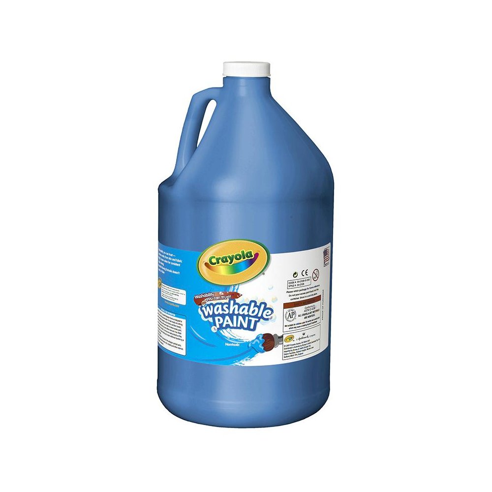 WASHABLE PAINT GALLON BLUE. Picture 1