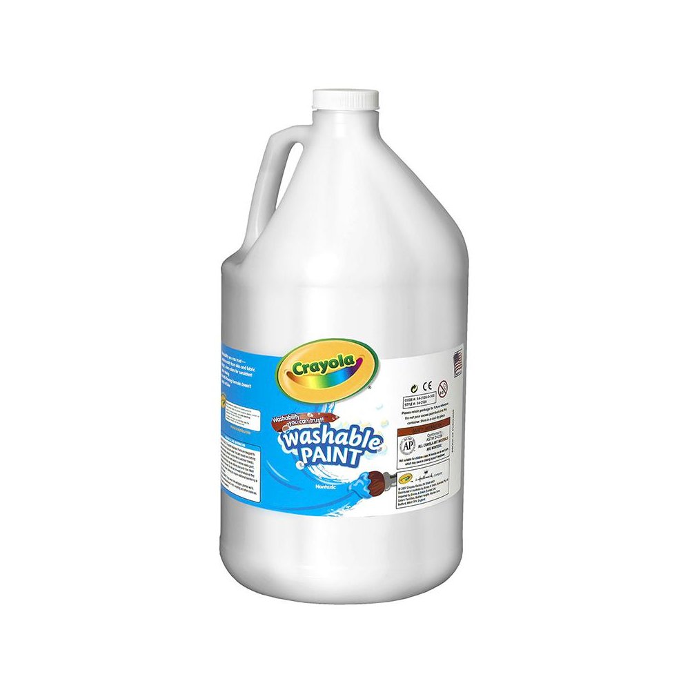 WASHABLE PAINT GALLON WHITE. Picture 1