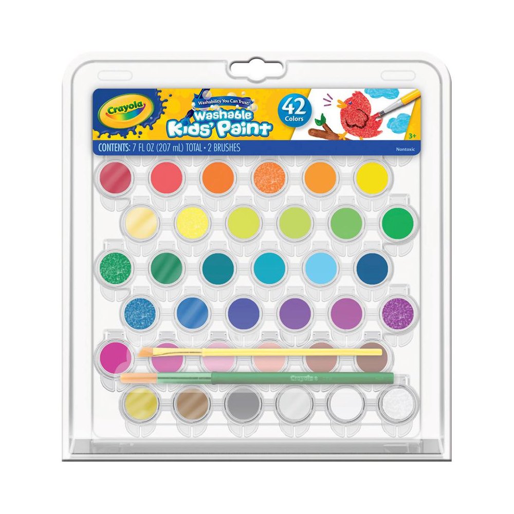 Washable Kids Paint, 42 Count. Picture 1
