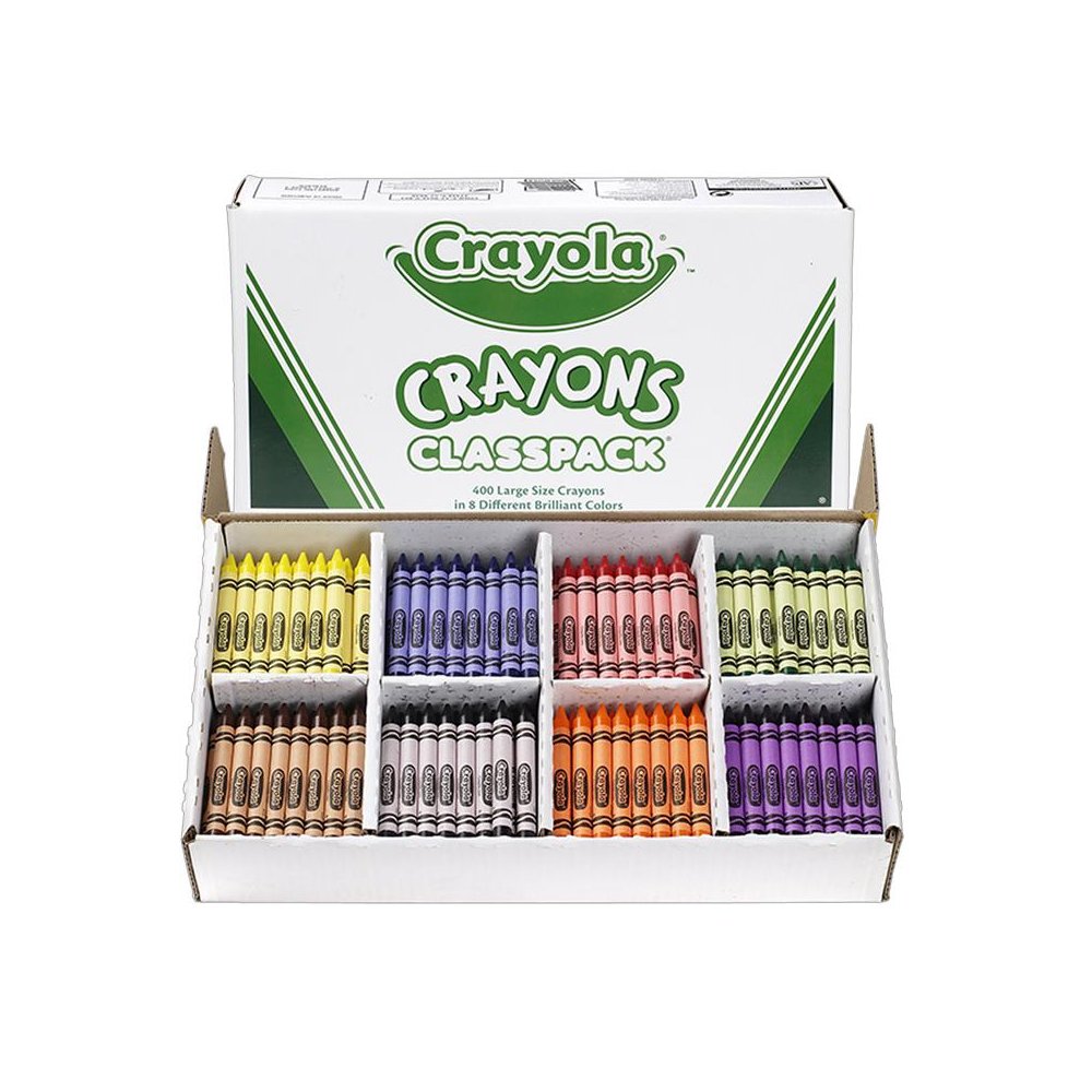 400 Large Size Crayon Classpack. Picture 1