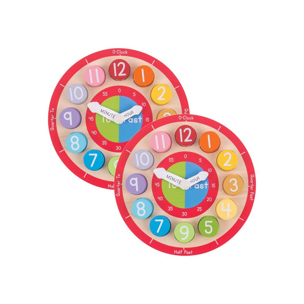 Teaching Clock, Pack of 2. Picture 1
