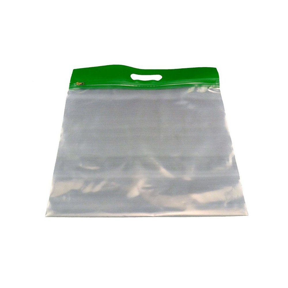 ZIPAFILE STORAGE BAGS 25PK GREEN. Picture 1