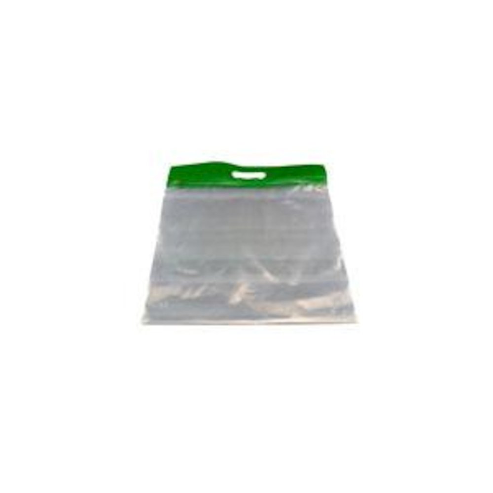ZIPAFILE STORAGE BAGS 25PK GREEN. Picture 2